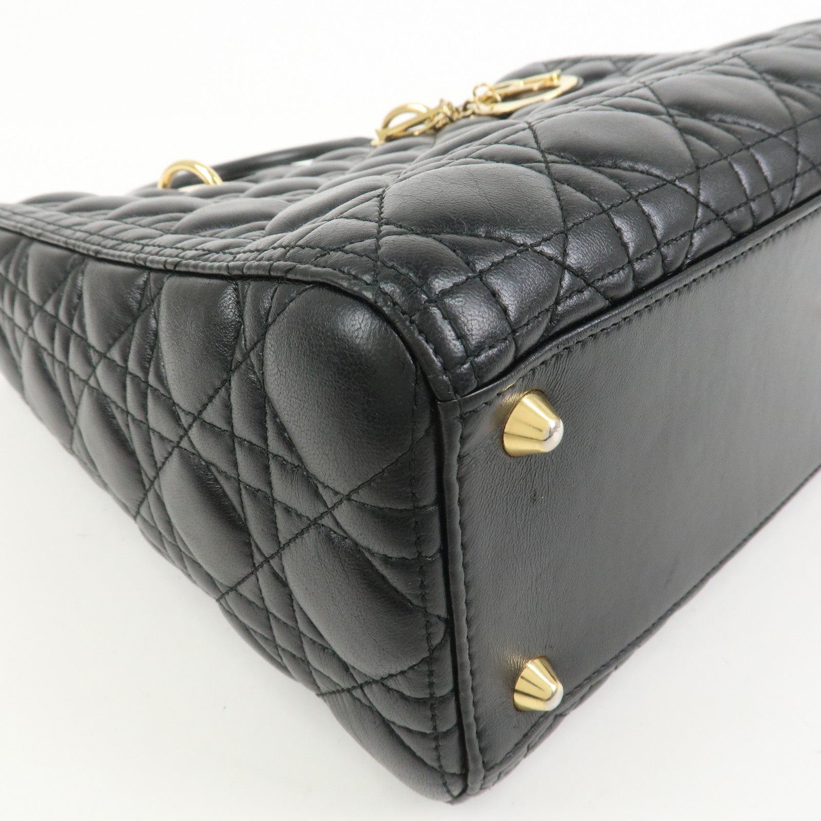 Christian Dior Cannage Lady Dior 2Way Hand Shoulder Bag CAL44560