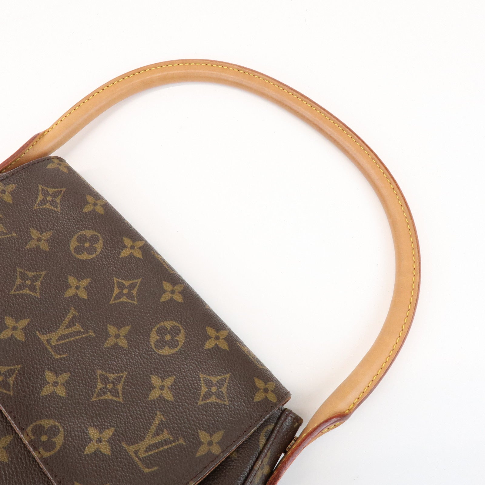 Louis Vuitton Monogram Mini Looping Shoulder Bag Brown M51147