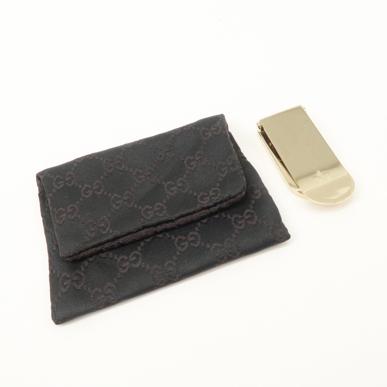 GUCCI Metal Stick Pin Tie Clip Scarf Clip Gold Used