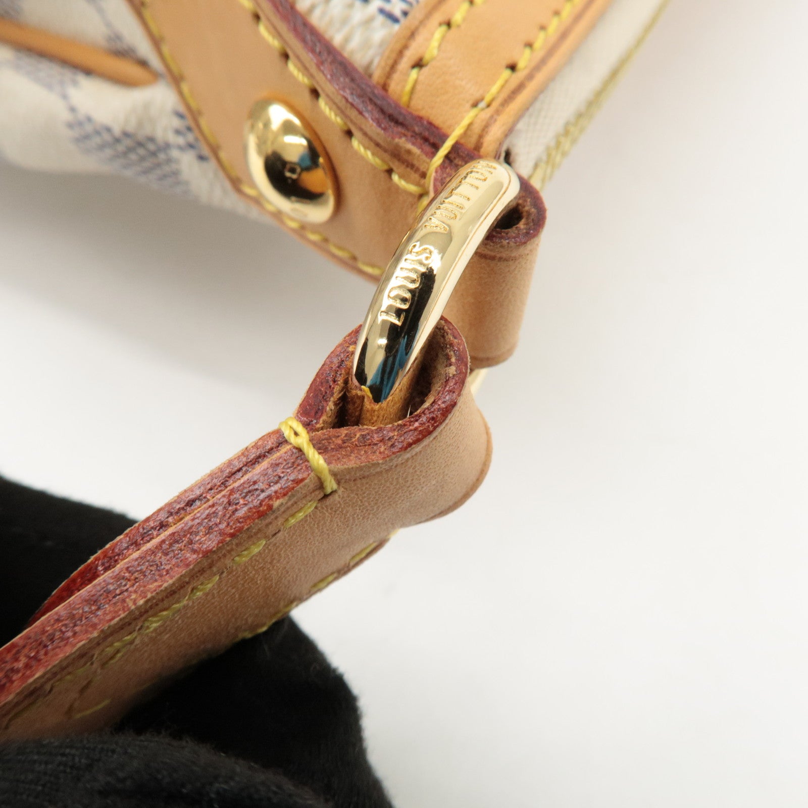 Louis Vuitton Damier Azur Siracusa MM Shoulder Bag N41112 Used