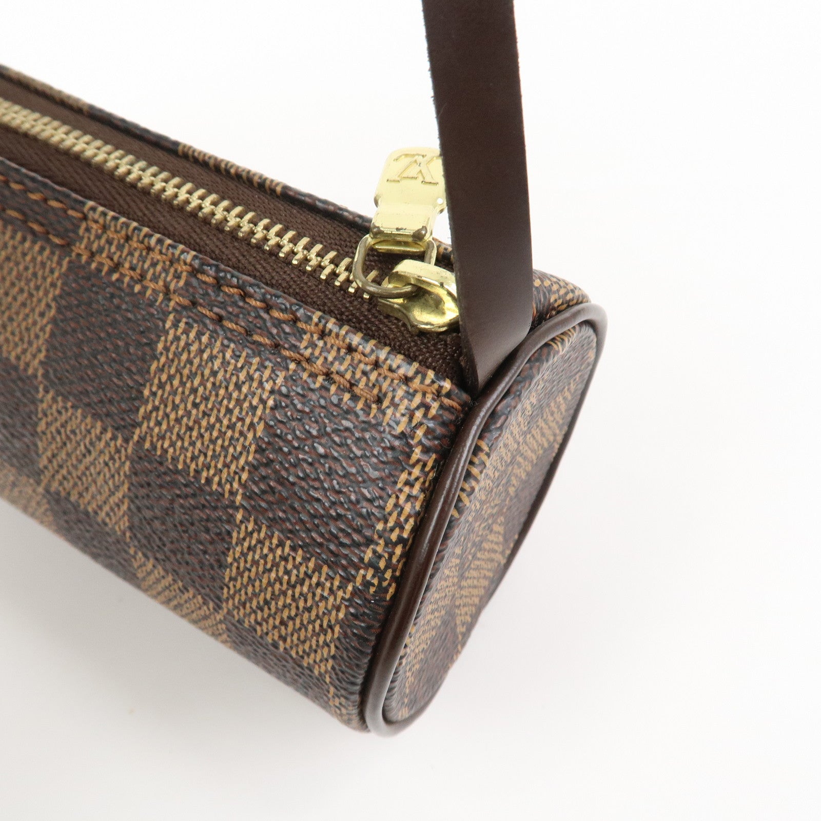 Louis Vuitton Damier Ebene Mini Pouch for Papillon Bag Brown