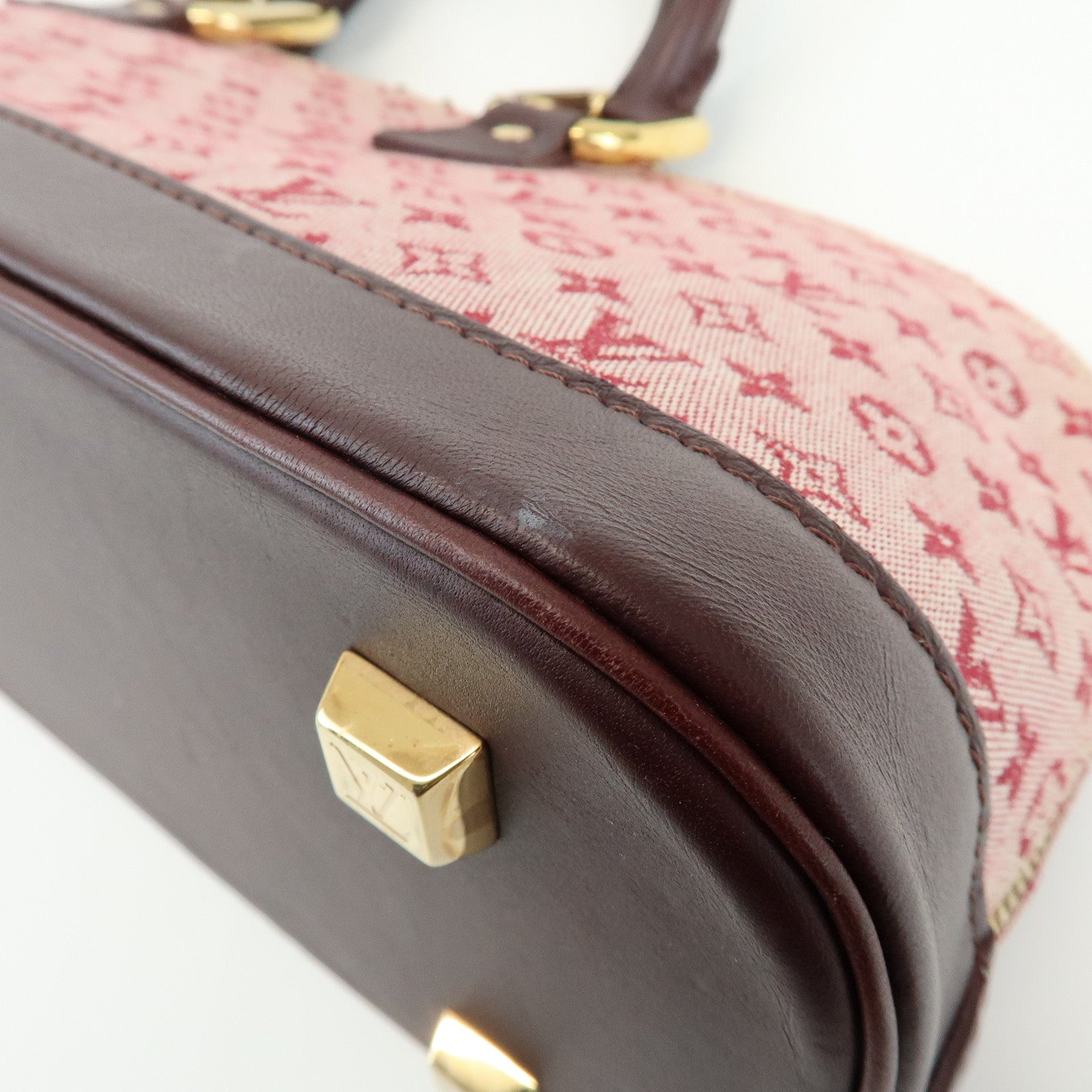 Louis Vuitton Monogram Mini Armaron Hand Bag Cerise M92207