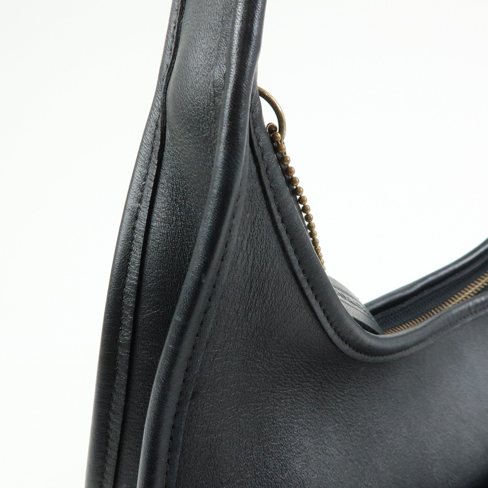 COACH Ergo Leather Shoulder Bag Hand Bag Black