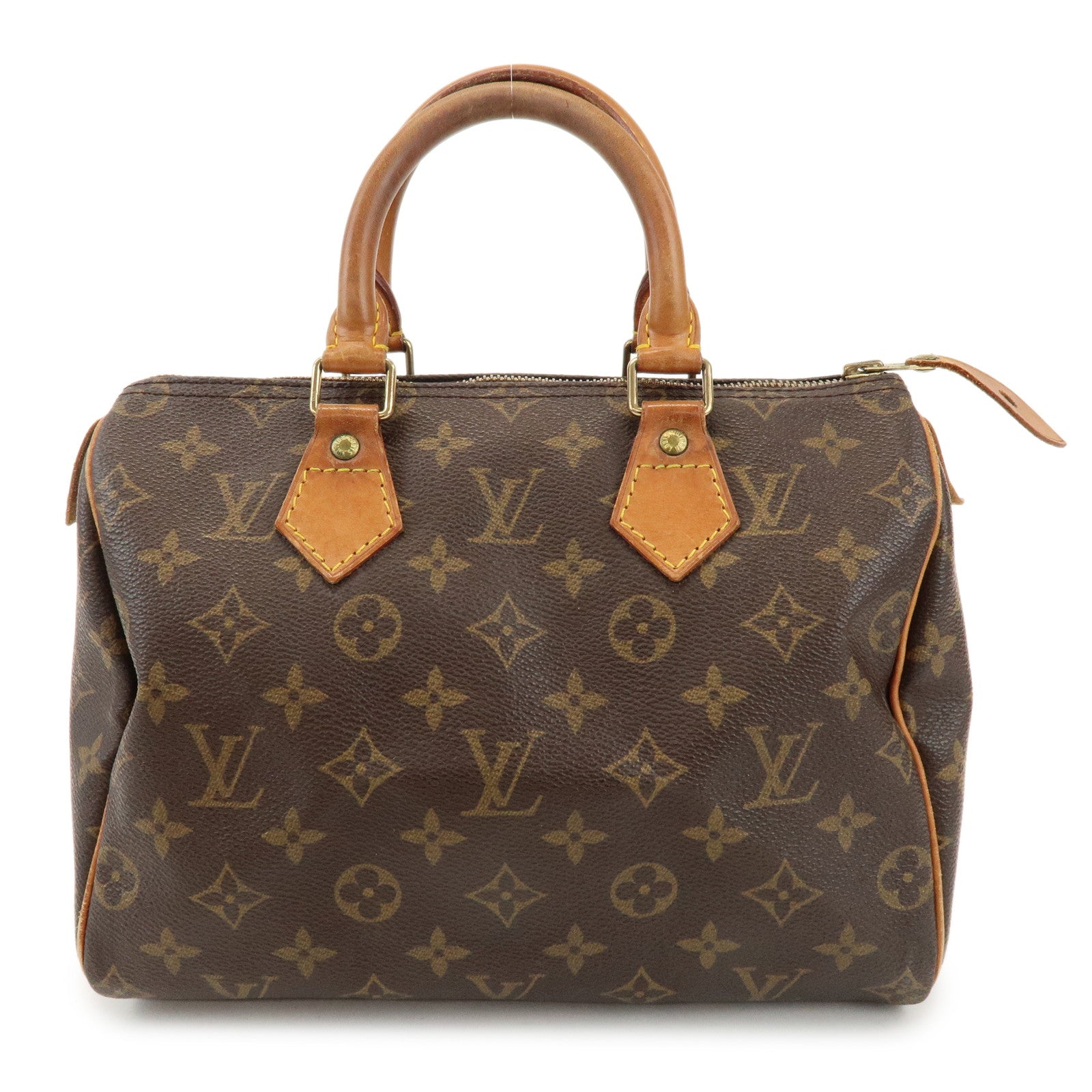 Louis Vuitton Monogram Speedy 25 Boston Bag Hand Bag Brown M41528