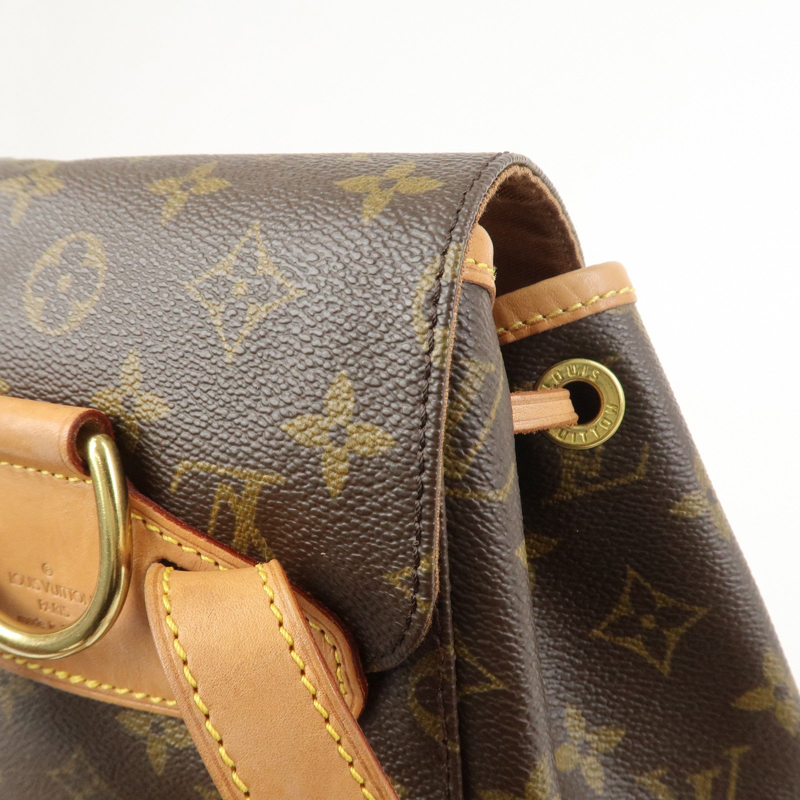 Louis Vuitton Monogram Montsouris MM Backpack Brown M51136
