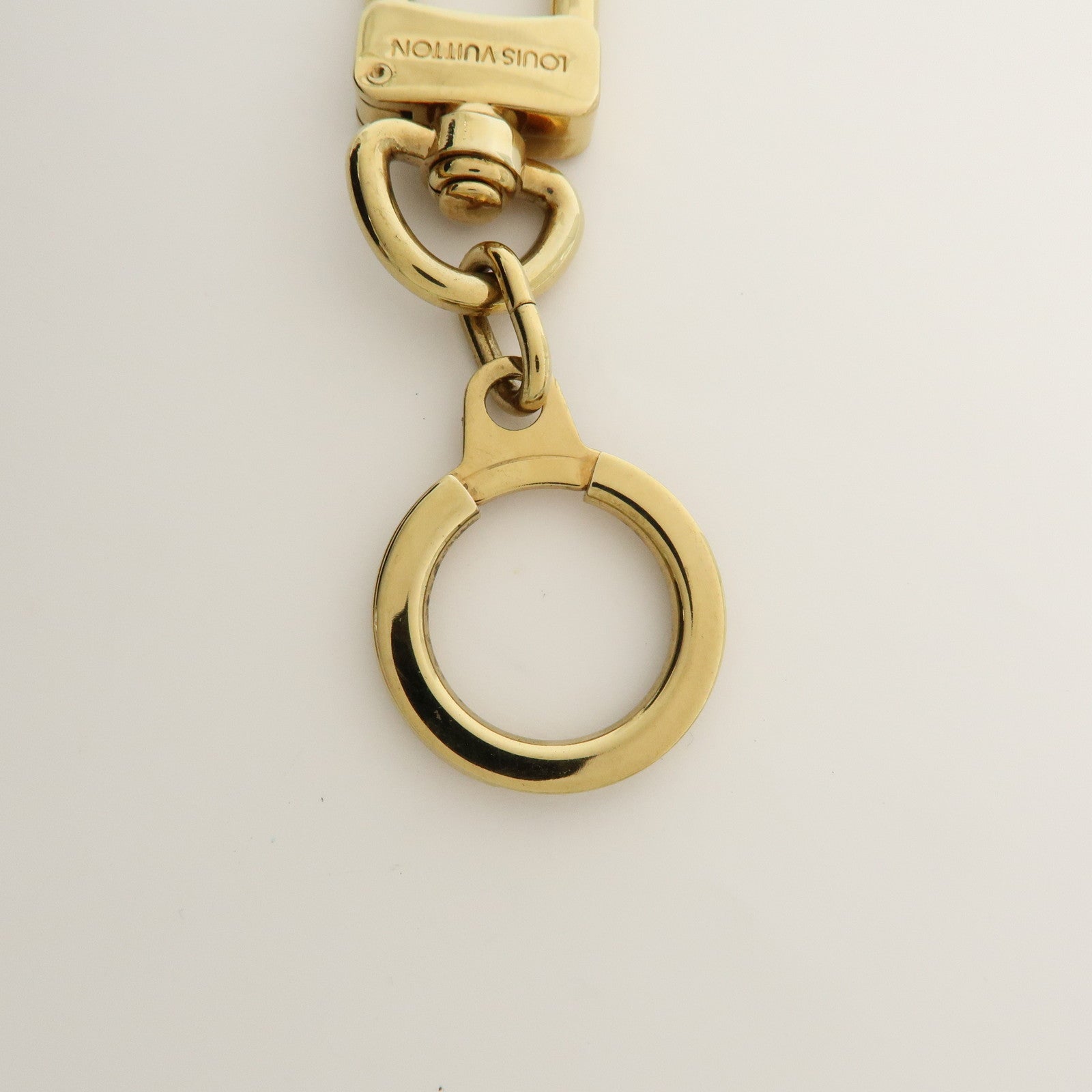 Louis Vuitton Set of 2 Anocles Key Chain Bag Charms Gold M62694