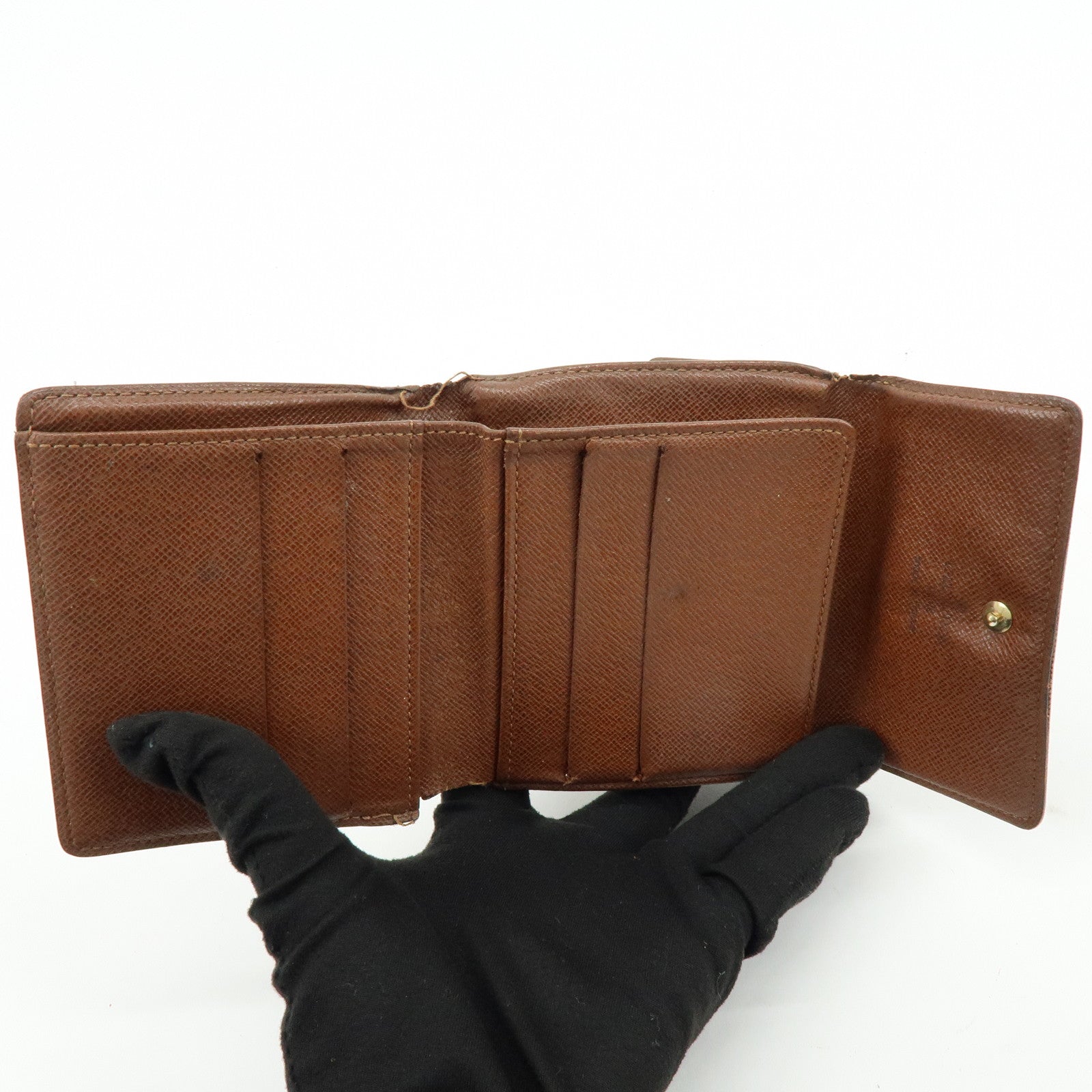 Louis Vuitton Monogram Set of 3 Compact Wallets M61652/M61665