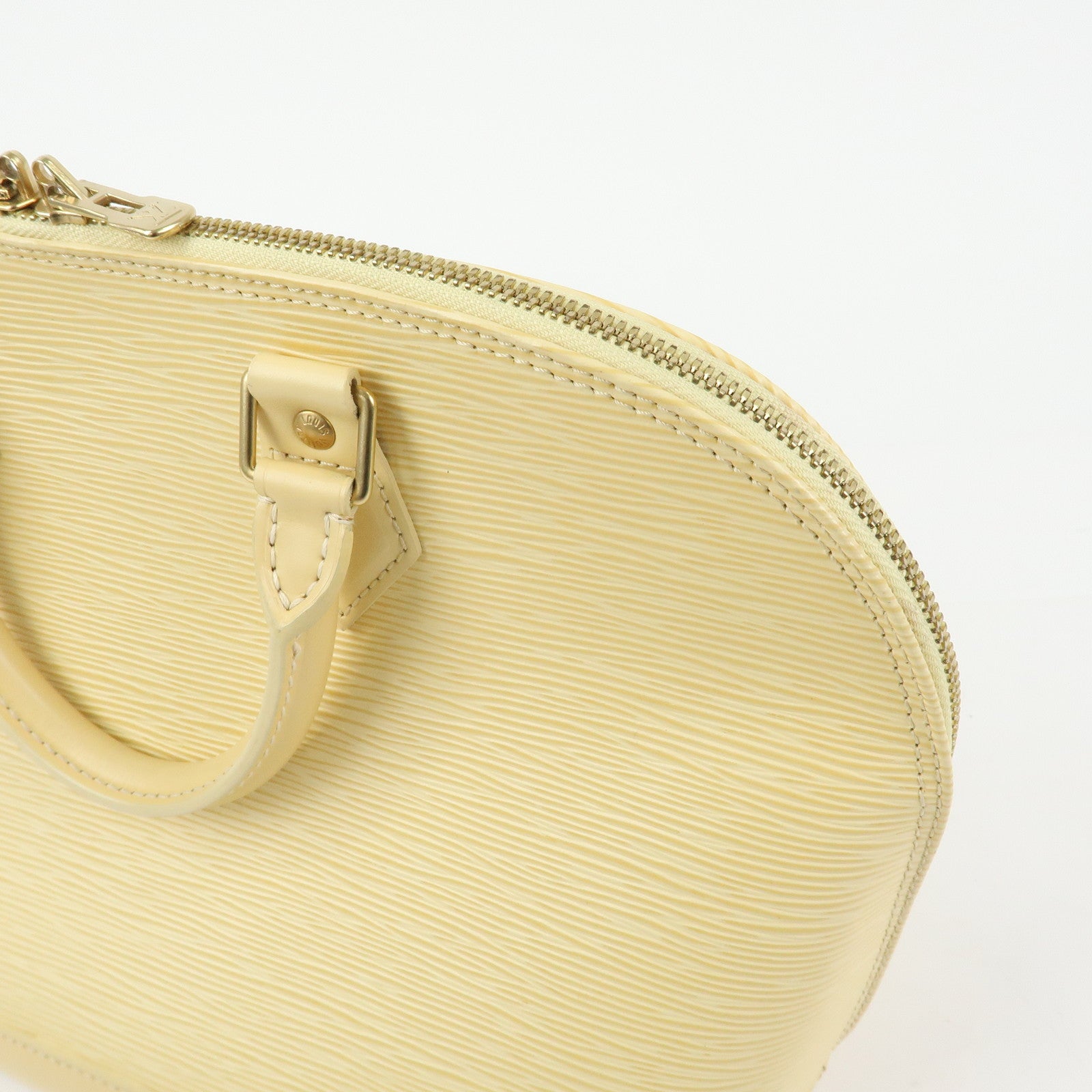 Louis Vuitton Alma Epi Leather Hand Bag Vanilla M5214A