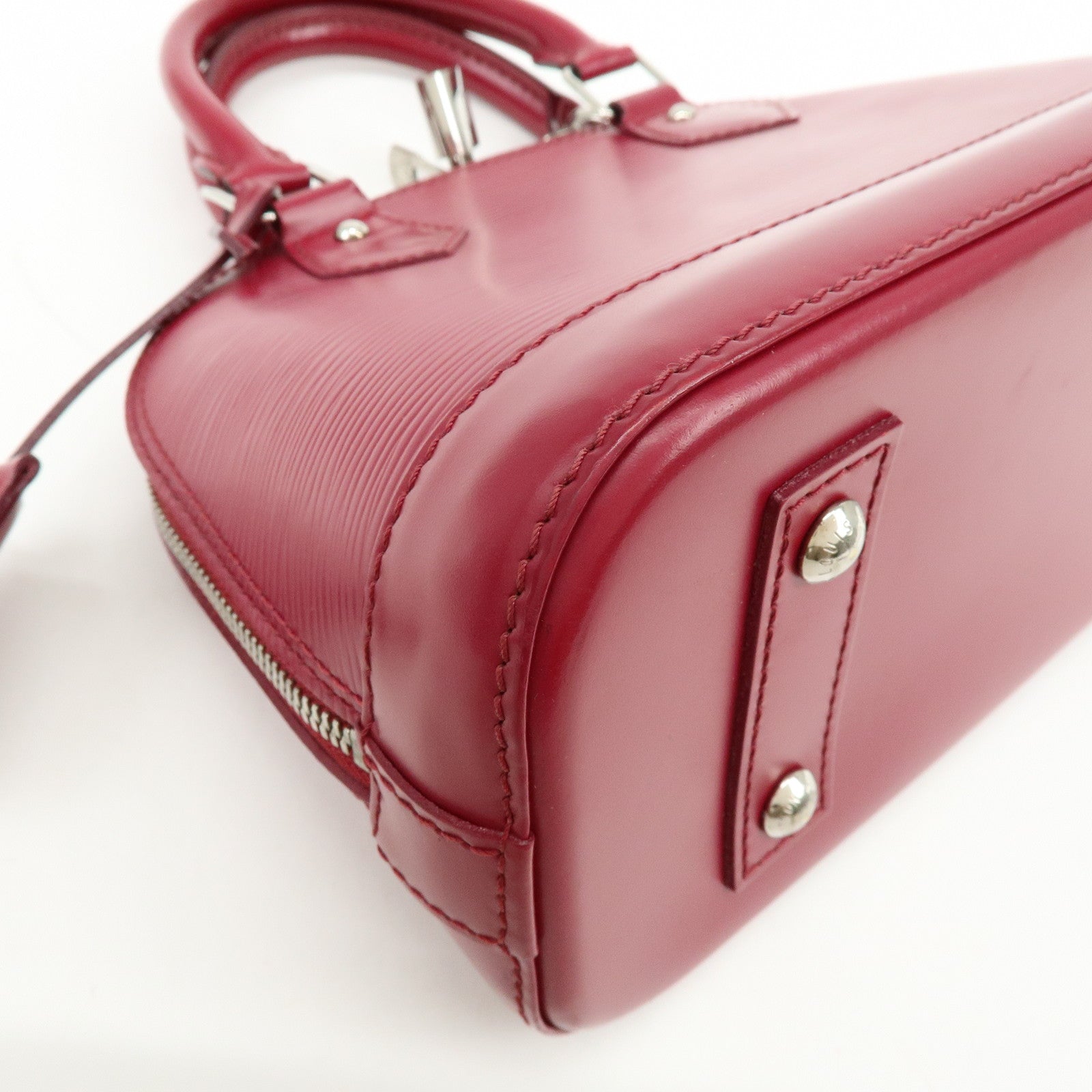 Louis Vuitton Epi Alma BB 2Way Hand Bag Shoulder Bag Fuchsia M40851