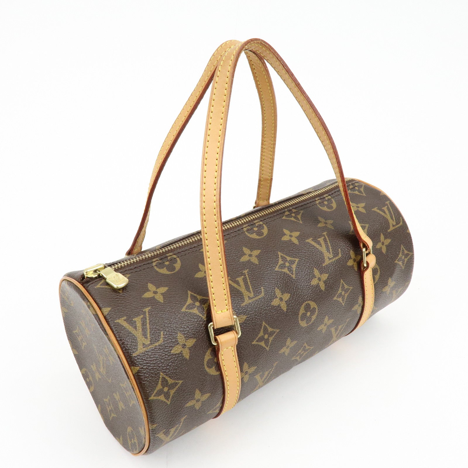 Louis Vuitton Monogram Papillon 26 Hand Bag Brown M51386