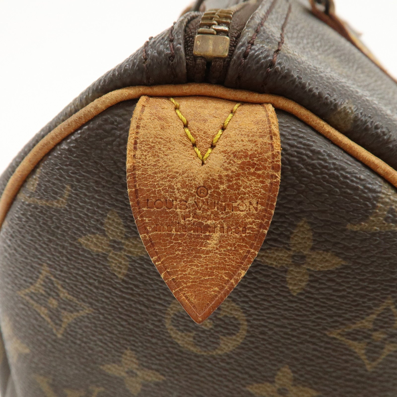 Louis Vuitton Monogram Speedy 35 Hand Bag Boston Bag M41524 Used