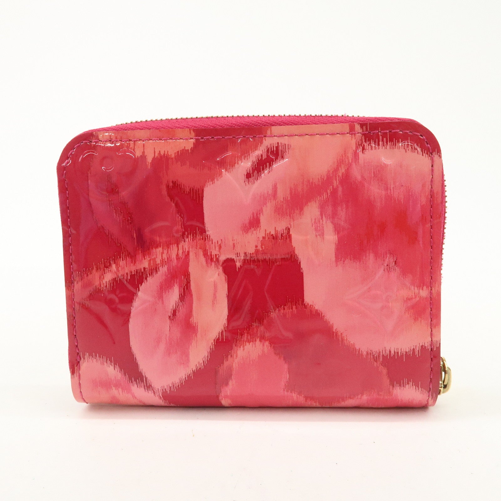 Louis Vuitton Monogram Vernis Ikat Flower Zippy Coin Purse M90030 Used