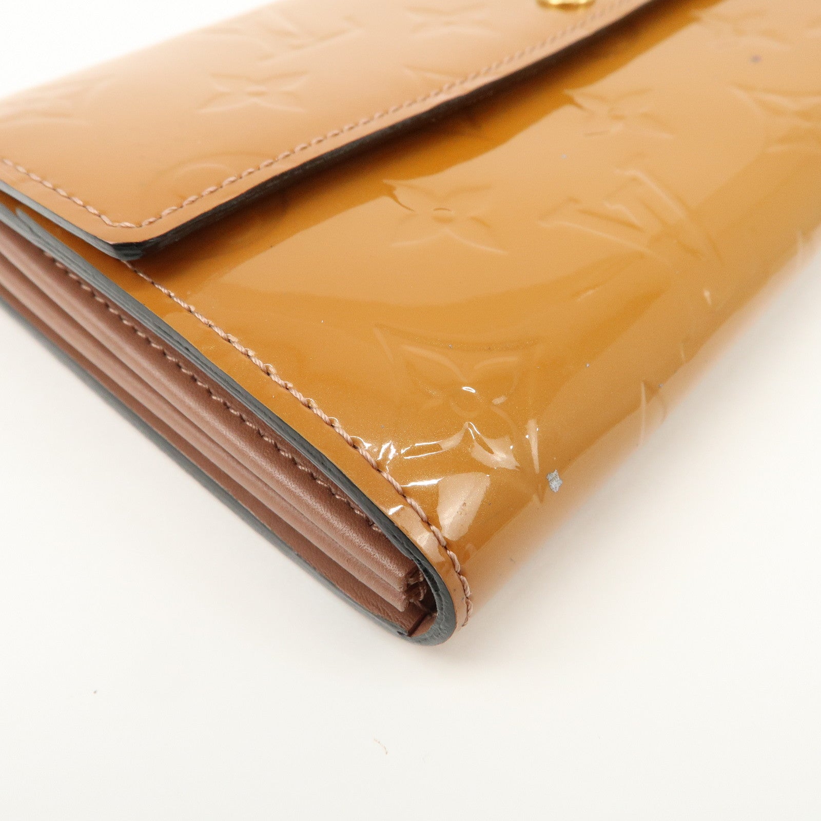 Louis Vuitton Monogram Vernis Set of Long Wallet M91767 M91984 Used