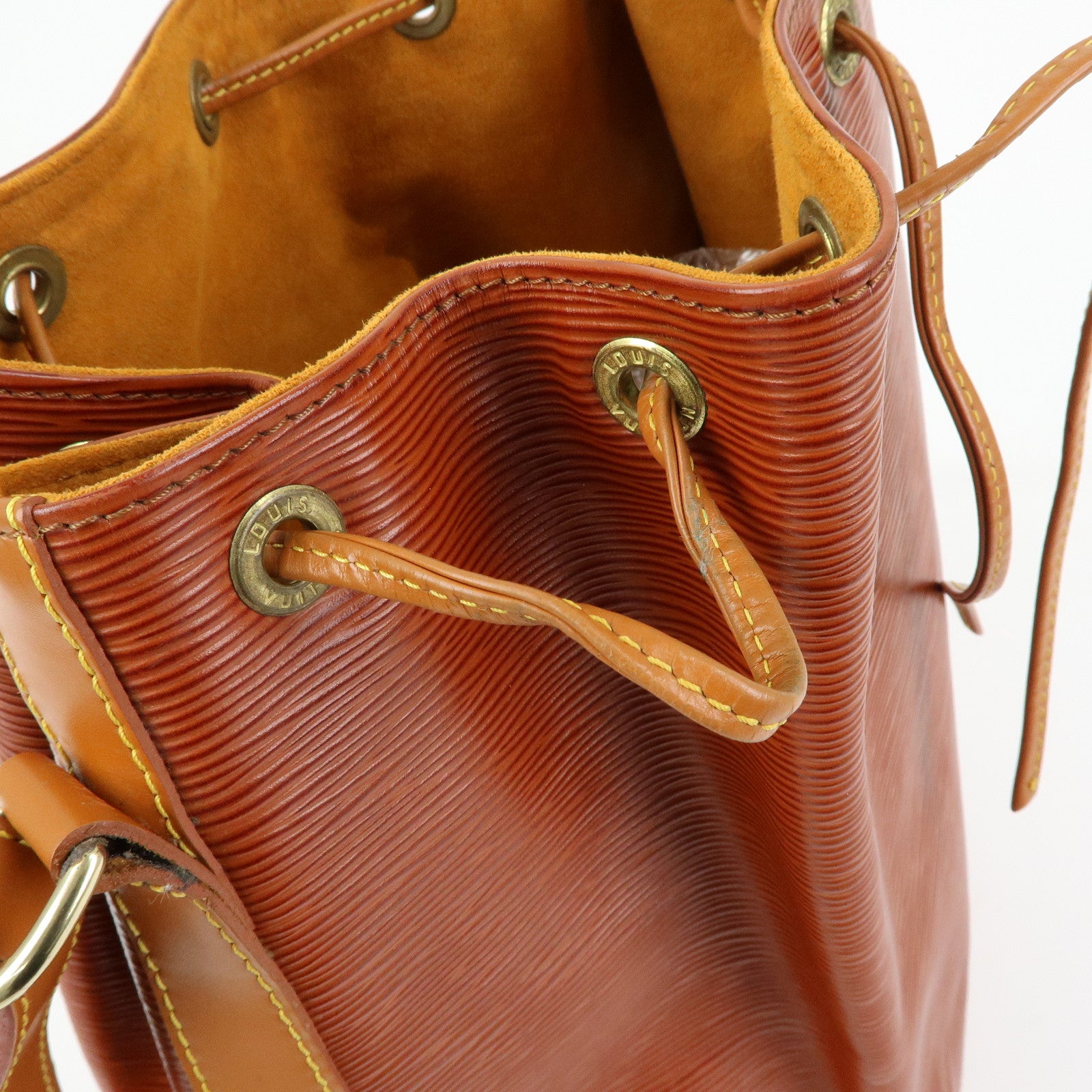 Louis Vuitton Epi Noe Bi-Color Shoulder Bag Kenya Brown M44028