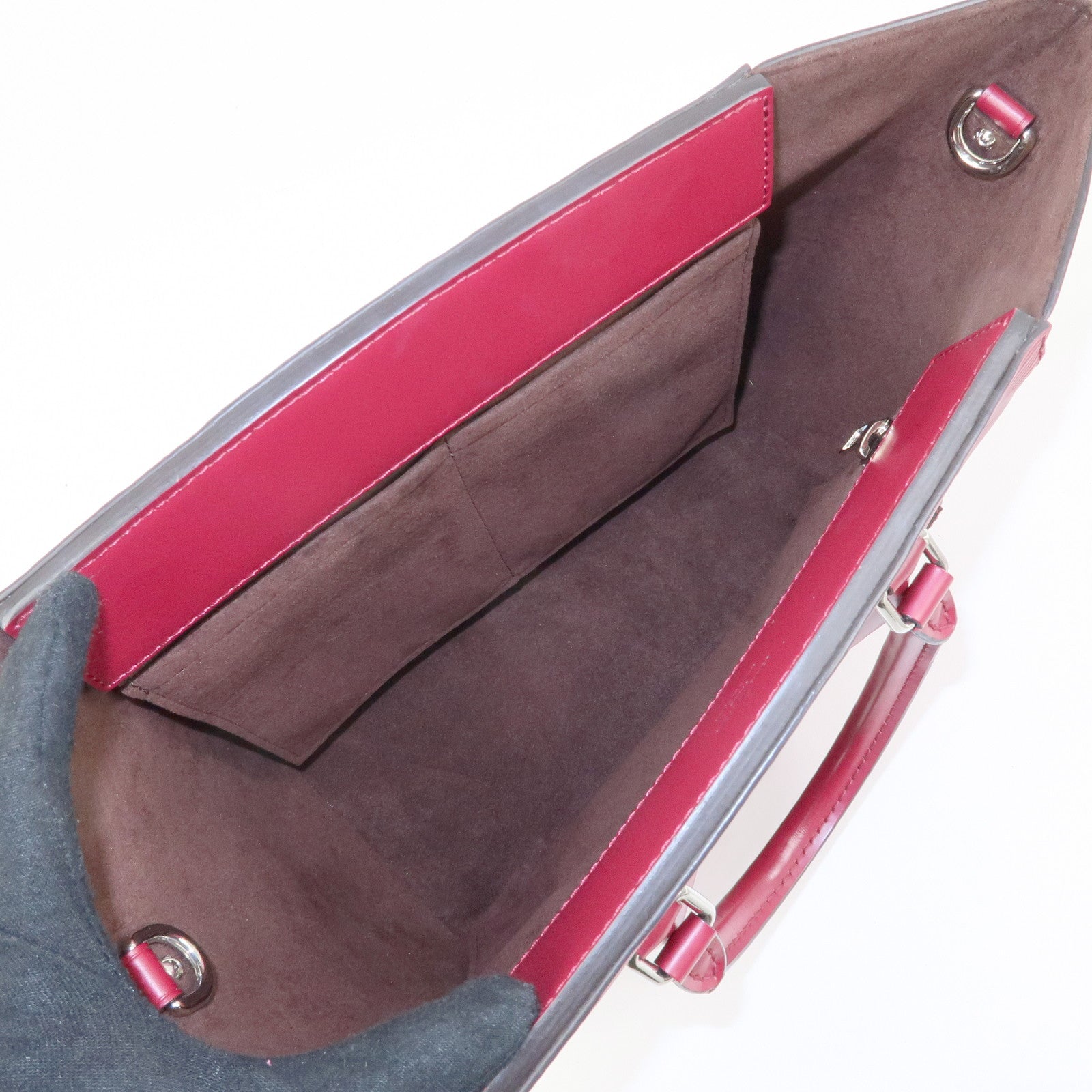 Louis Vuitton Epi Leather Phenix PM Hand Bag Fuchsia M50802