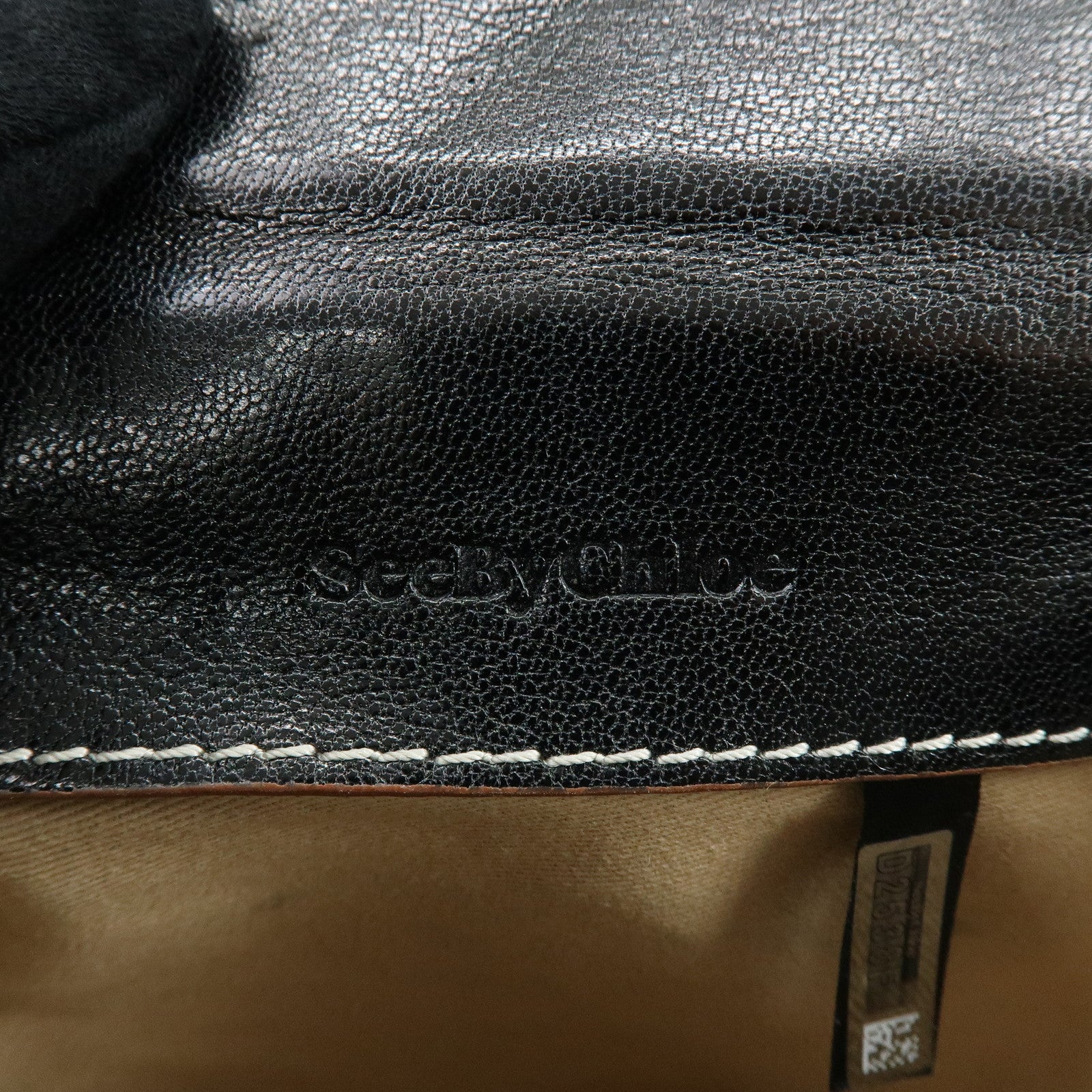Chloe See by Chloe Leather Shoulder Crossbody Bag Black