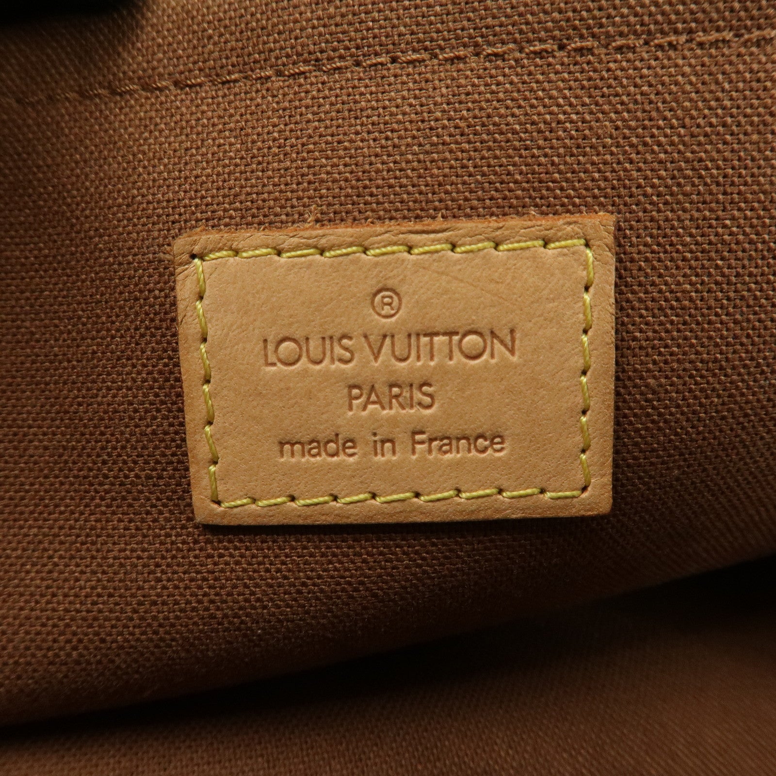 Louis Vuitton Monogram Popincourt Hand Bag Brown M40009 Used