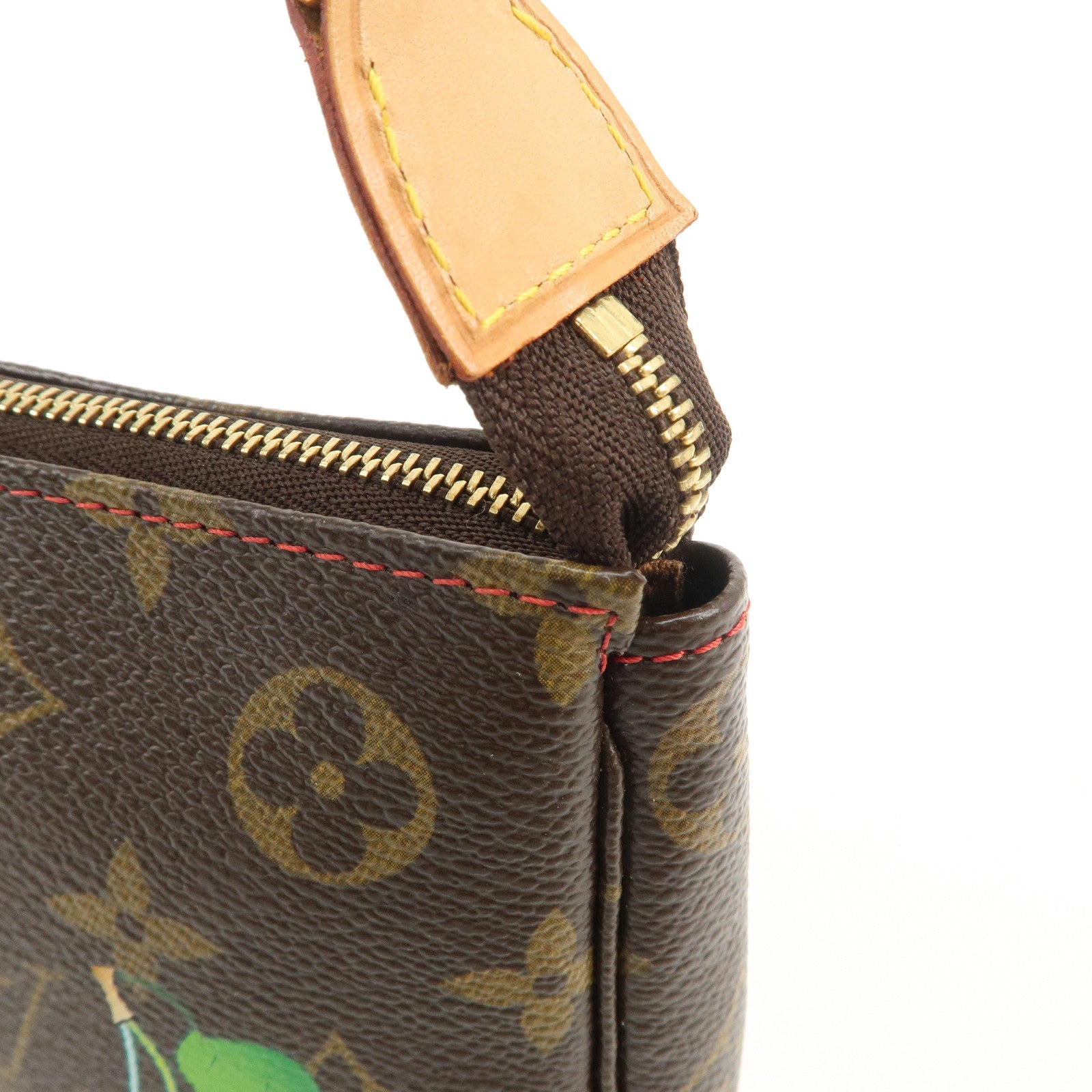 Louis Vuitton Monogram Cherry Pochette Accessoires Pouch M95008 Used