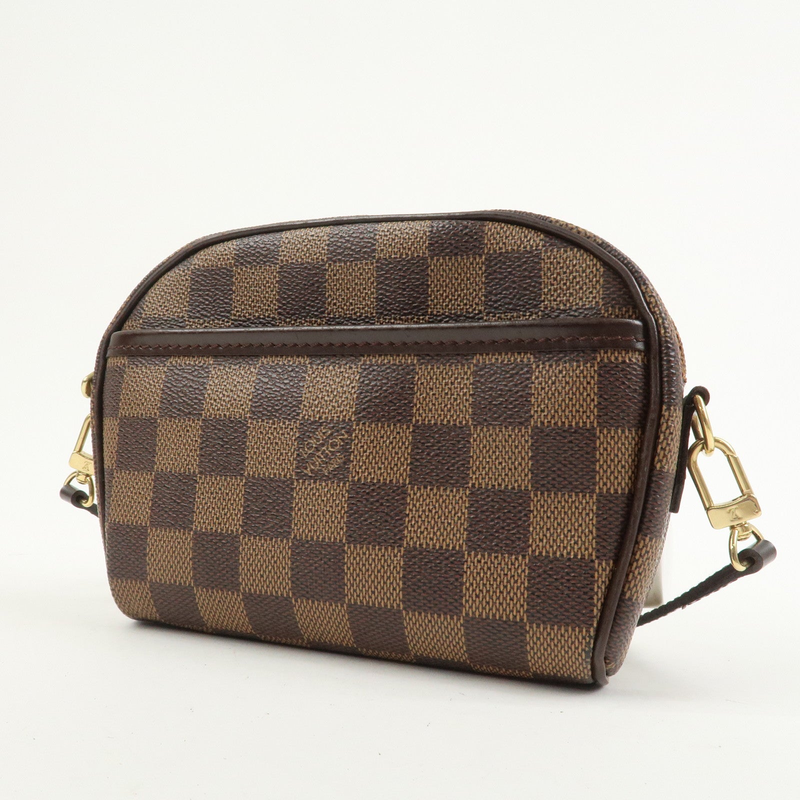 Louis Vuitton Damier Pochette Ipanema Shoulder Bag Ebene N51296