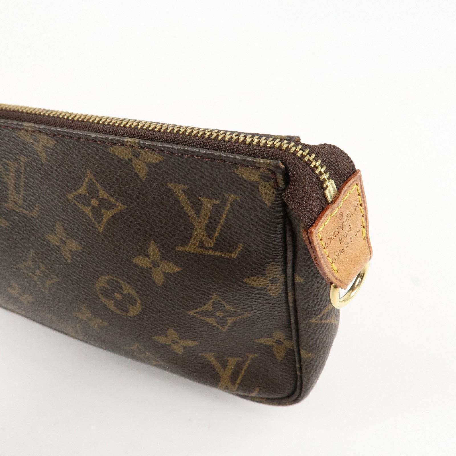 Louis Vuitton Monogram Pochette Accessoires Pouch Brown M51980 Used