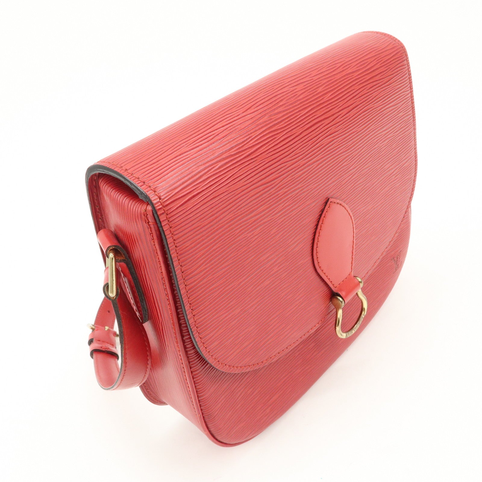 Louis Vuitton Epi Saint Cloud Shoulder Bag Crossbody Bag Red M52197