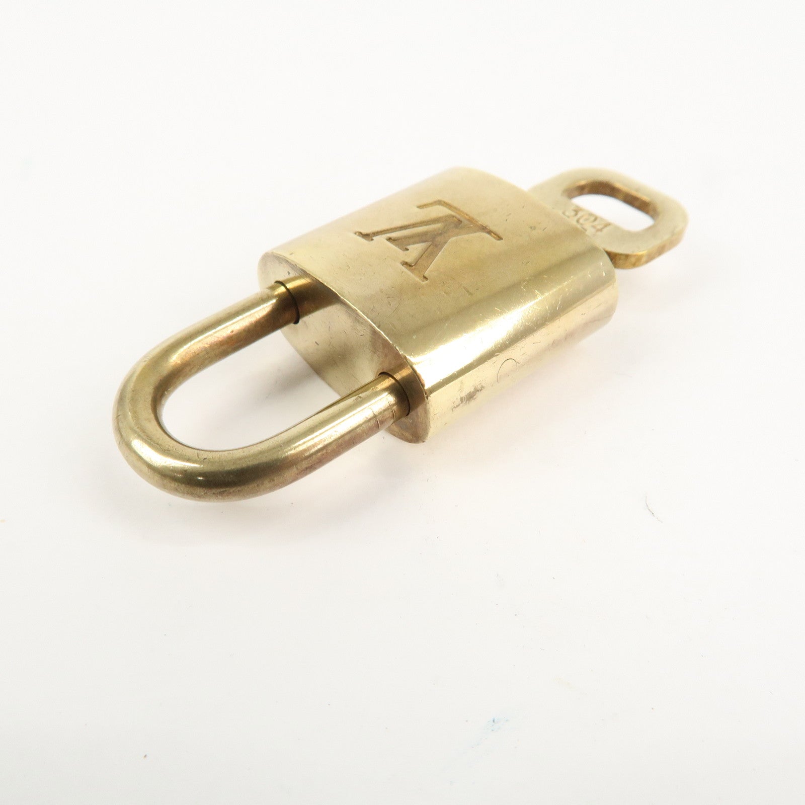 Louis Vuitton Set of 10 Lock & Key Cadena Key Lock Metal Gold