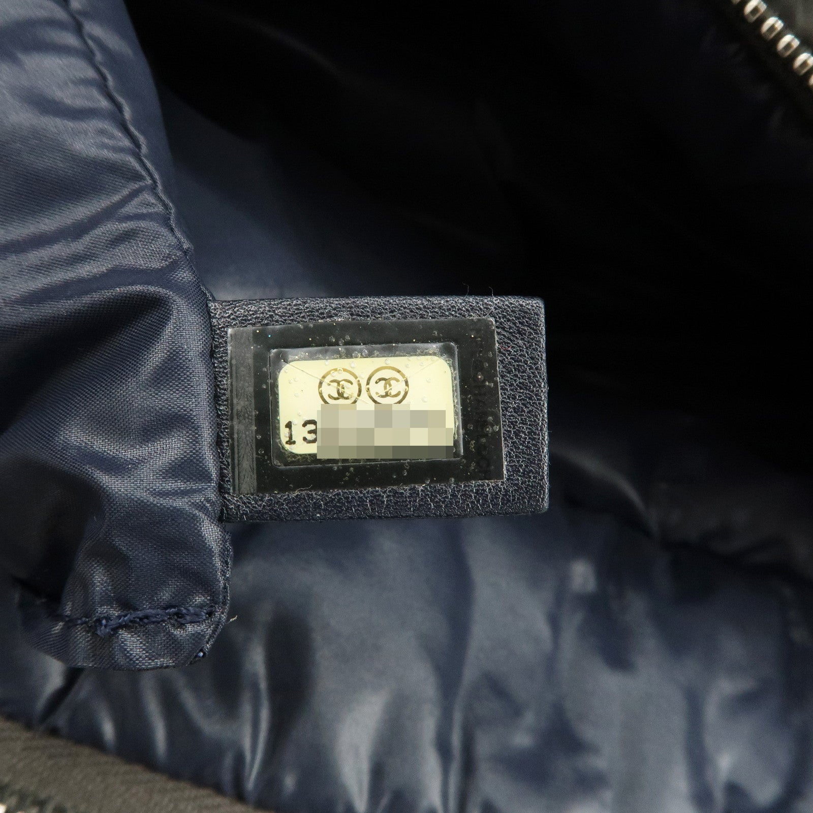 CHANEL COCO Cocoon Nylon Leather Medium Tote Bag Hand Bag A48611