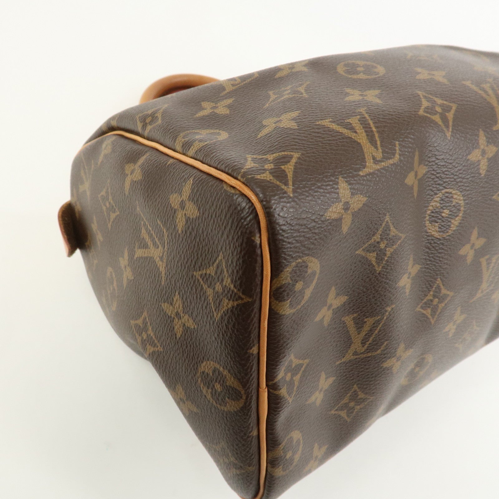 Louis Vuitton Monogram Speedy 25 Boston Bag Hand Bag Brown M41528