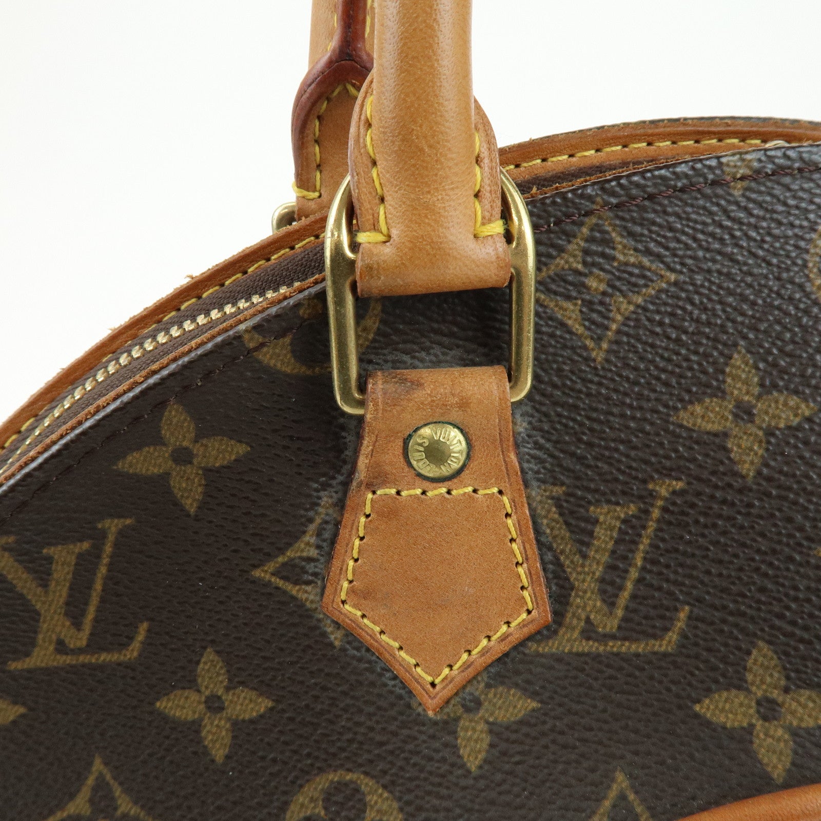 Louis Vuitton Monogram Ellipse MM Hand Bag Brown M51126