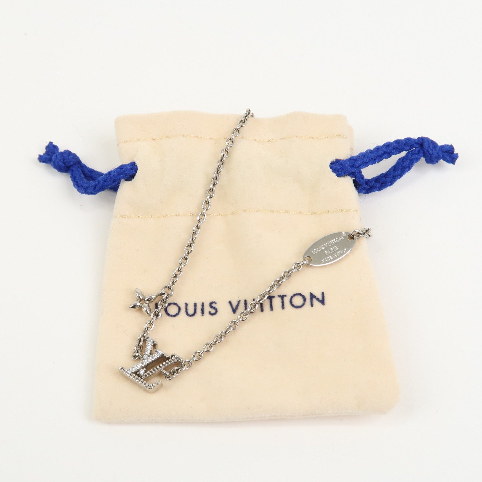 Louis Vuitton LV Iconic Strass Bracelet Metal Palladium M02752