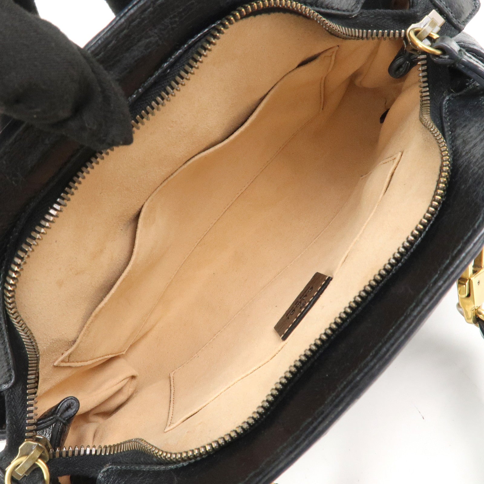 GUCCI Animalier Liber Small Cat Head Shoulder Bag Black 524620