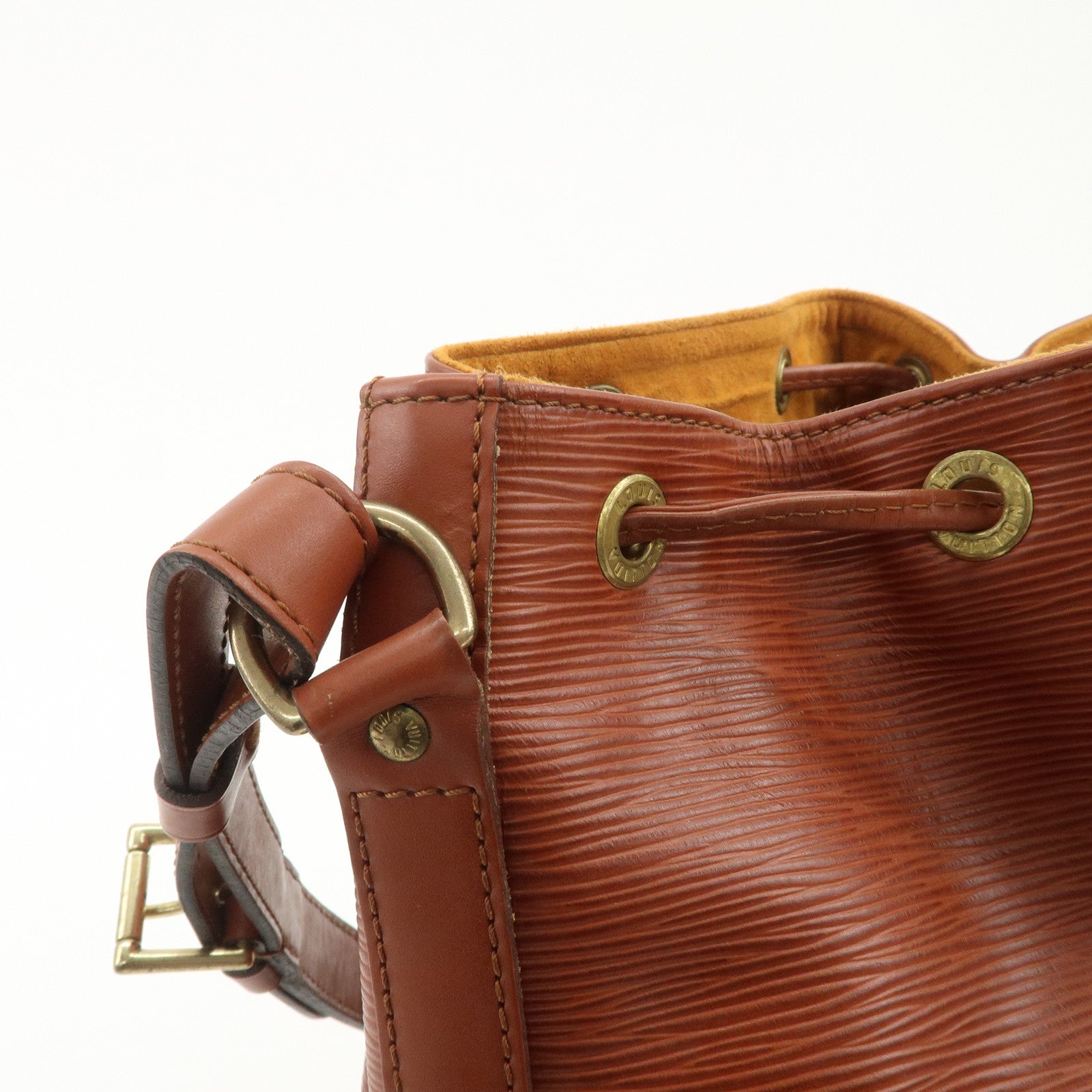 Louis Vuitton Epi Leather Noe Shoulder Bag Kenya Brown M44003