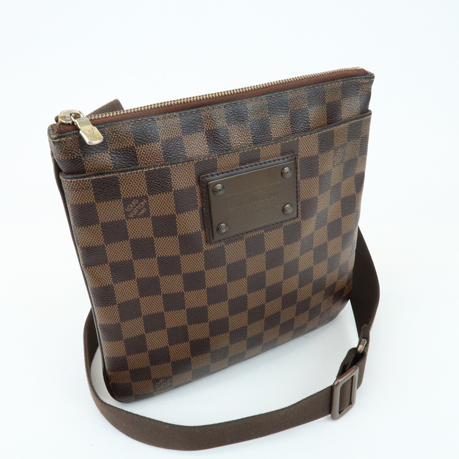 Louis Vuitton Damier Pochette Pratt Brooklyn Shoulder Bag N41100