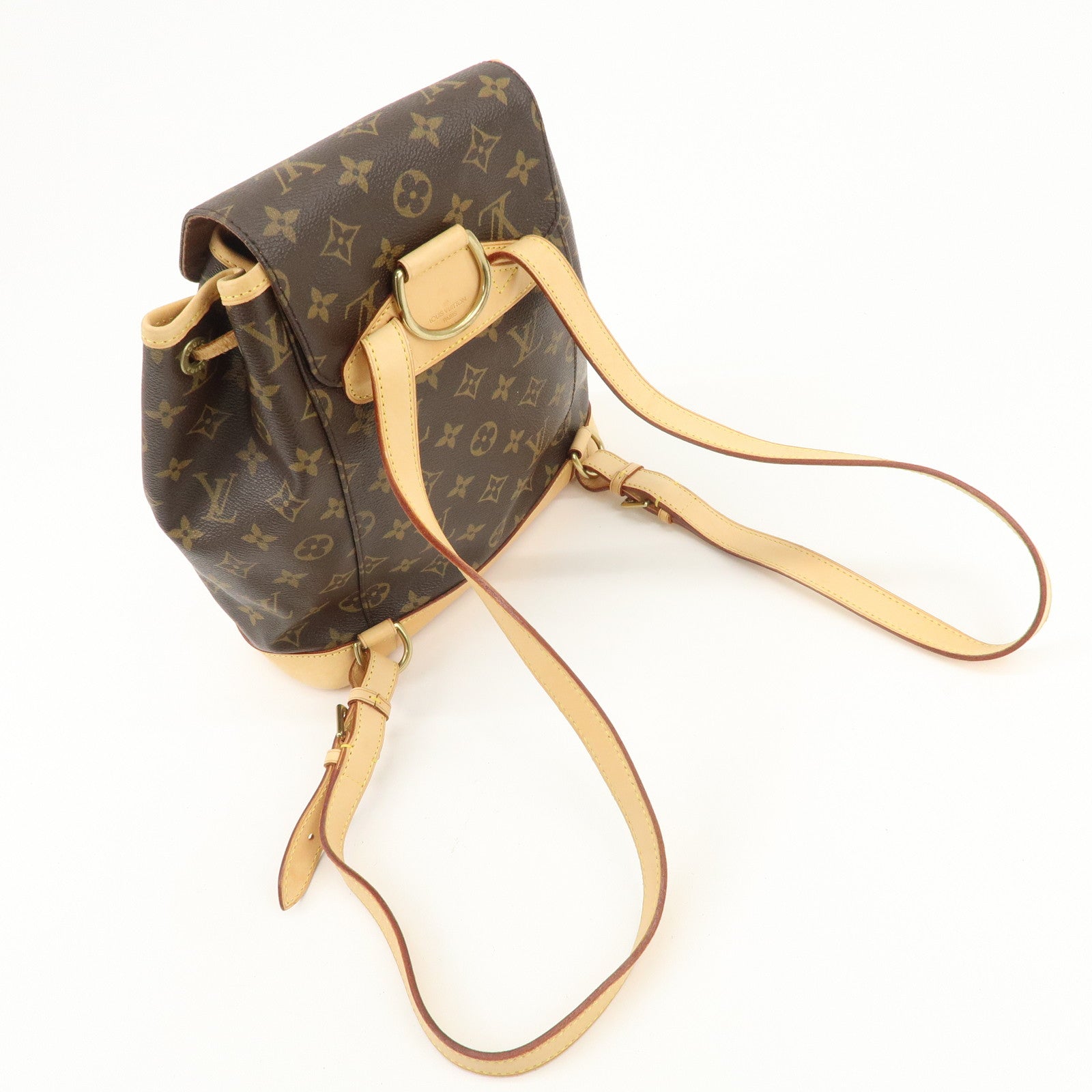Louis Vuitton Monogram Canvas Montsouris MM Backpack Brown M51136