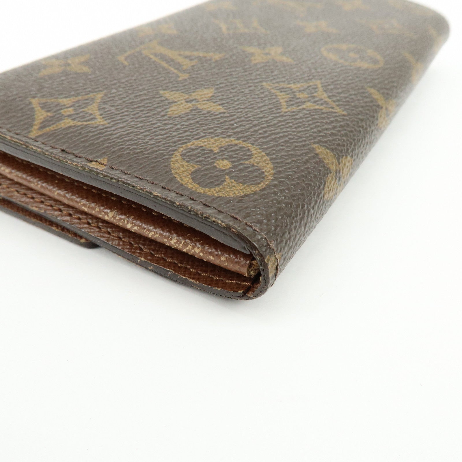 Louis Vuitton Monogram Portefeuille Sarah Long Wallet Brown M61734