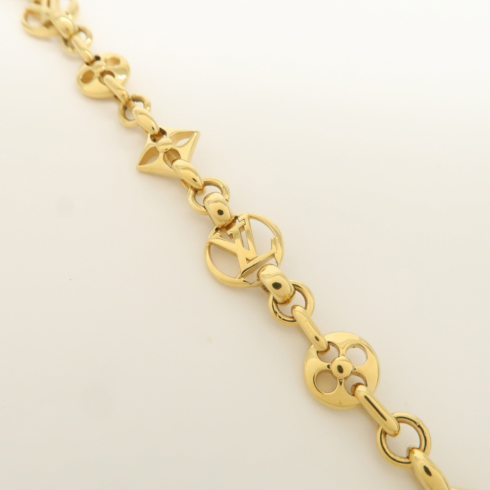 Louis Vuitton Monogram Crazy In Rock Bracelet Gold M00376