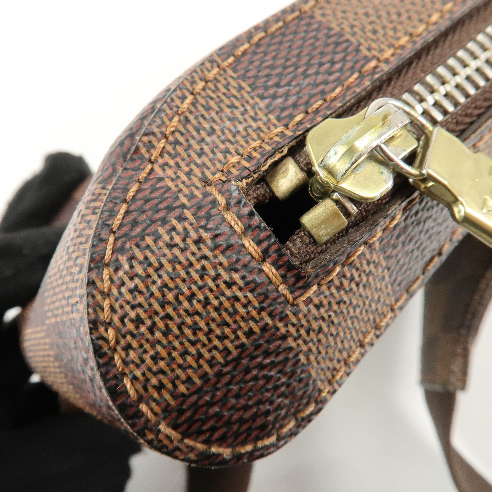 Louis Vuitton Damier Ebene Geronimos Crossbody Waist Bag Brown N51994