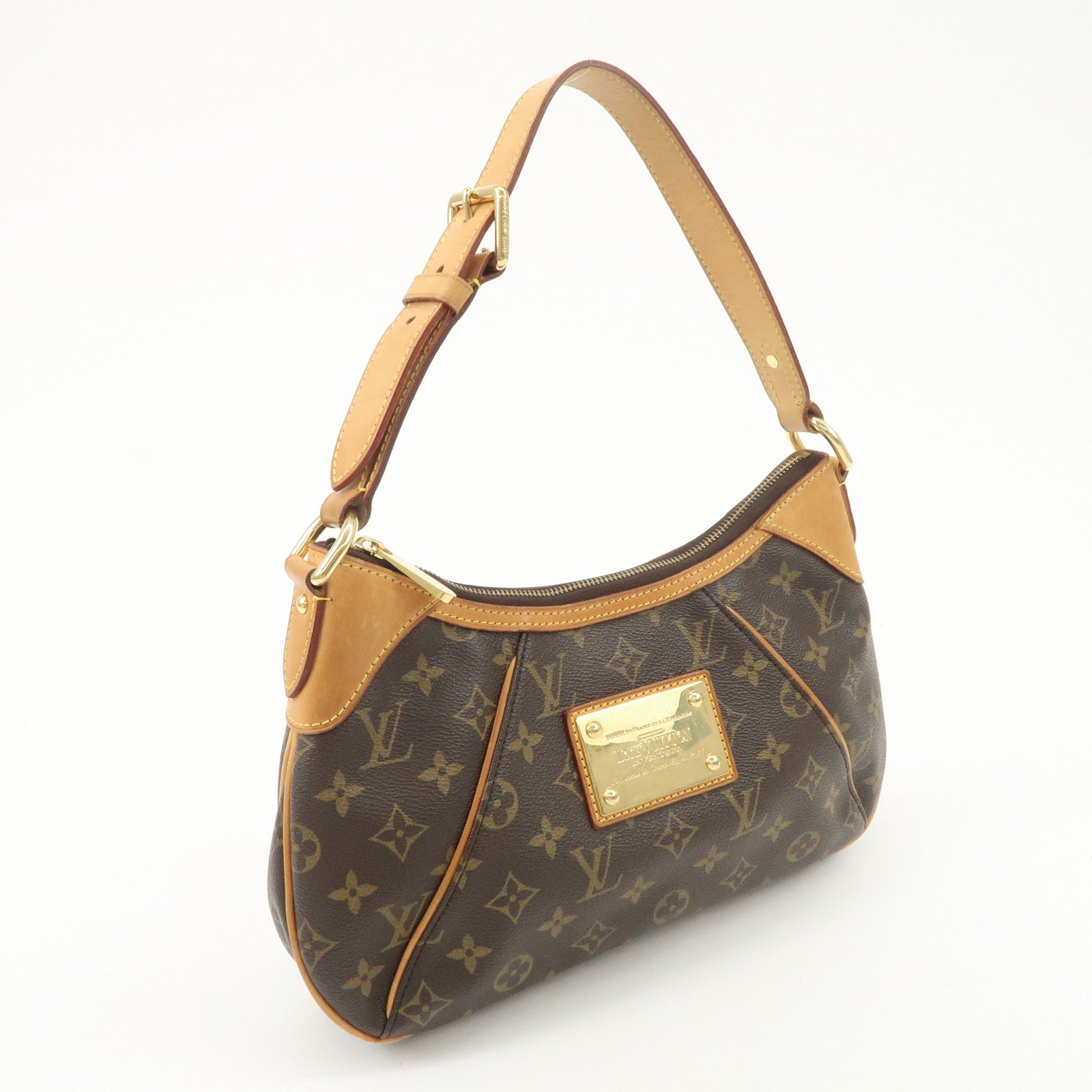 Louis Vuitton Monogram Thames PM Shoulder Bag Brown M56384 Used