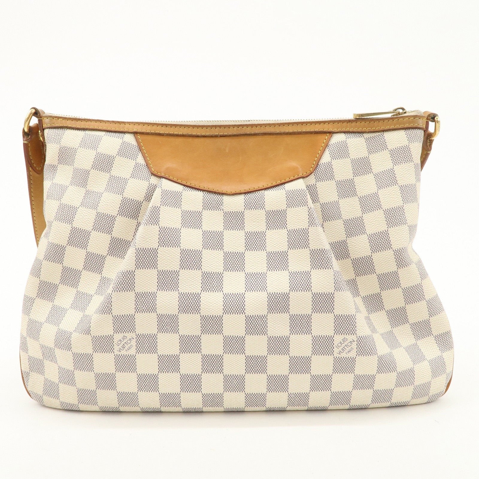 Louis Vuitton Damier Azur Siracusa MM Shoulder Bag N41112 Used