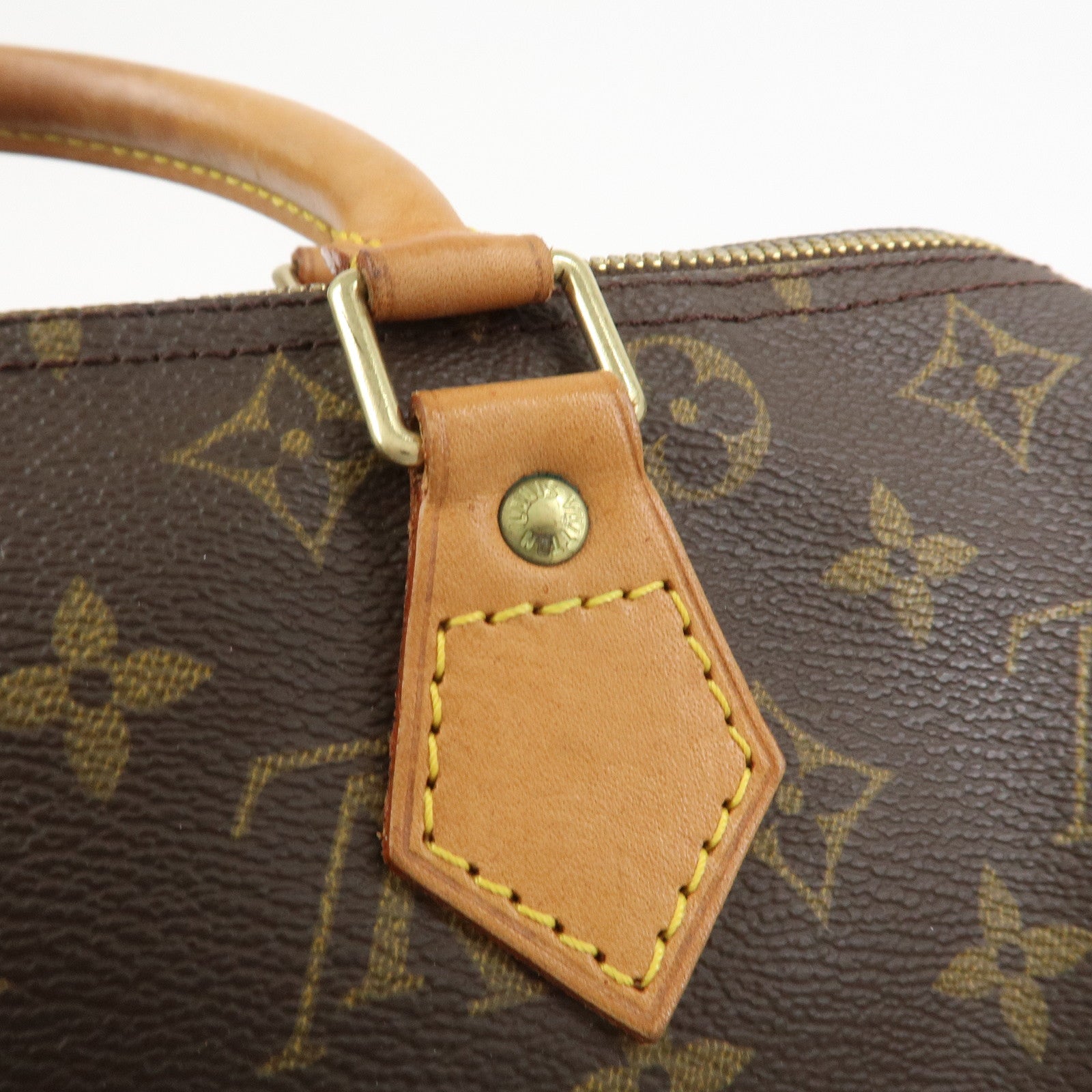 Louis Vuitton Monogram Speedy 30 Boston Bag Hand Bag Brown M41526