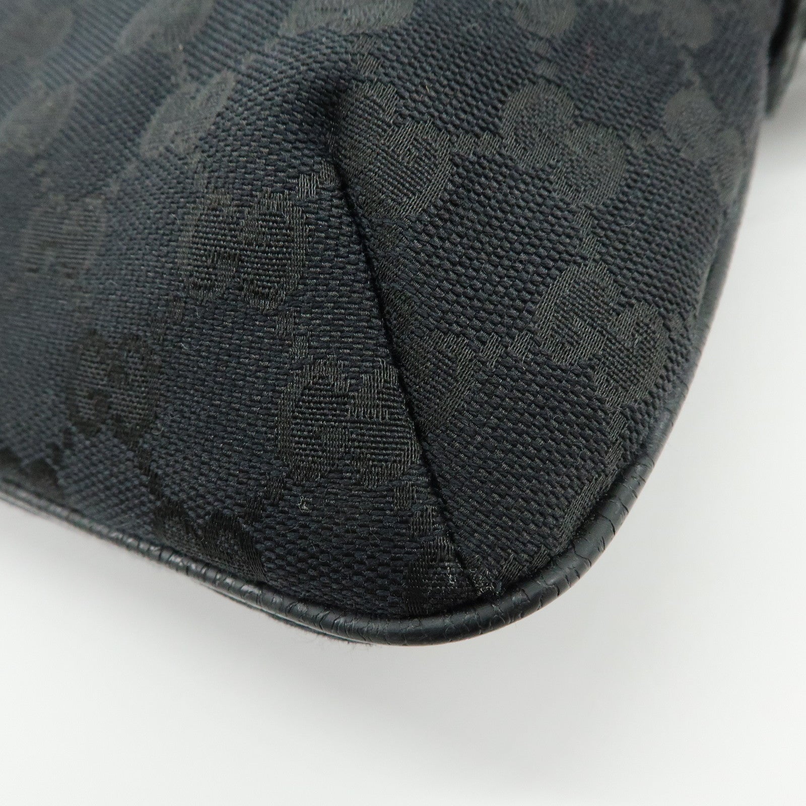 GUCCI Sherry Leather Shoulder Bag Crossbody Bag Black 189749