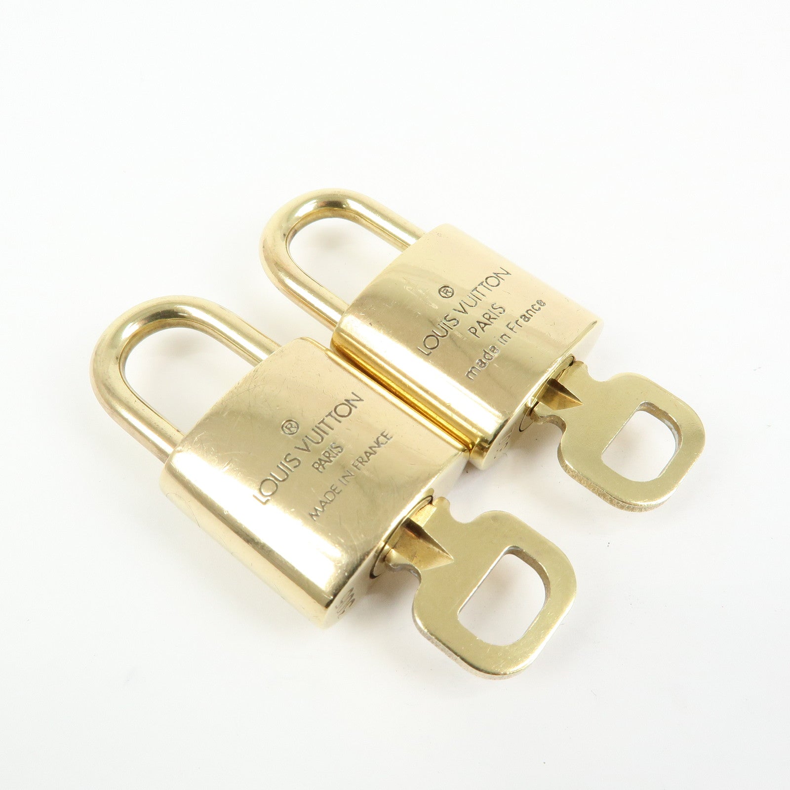 Louis Vuitton Set of 10 Lock & Key Cadena Key Lock Used