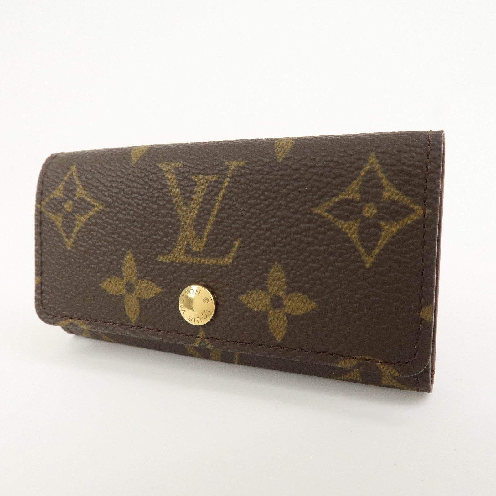 Louis Vuitton Monogram Multicles 4 Key Case Key Holder Brown M69517