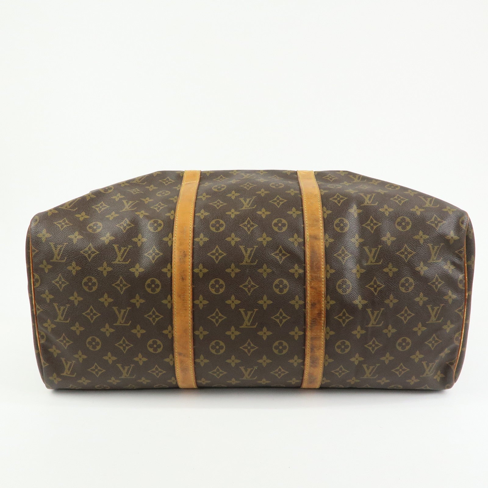 Louis Vuitton Monogram Sac Souple 55 Boston Bag Brown M41622