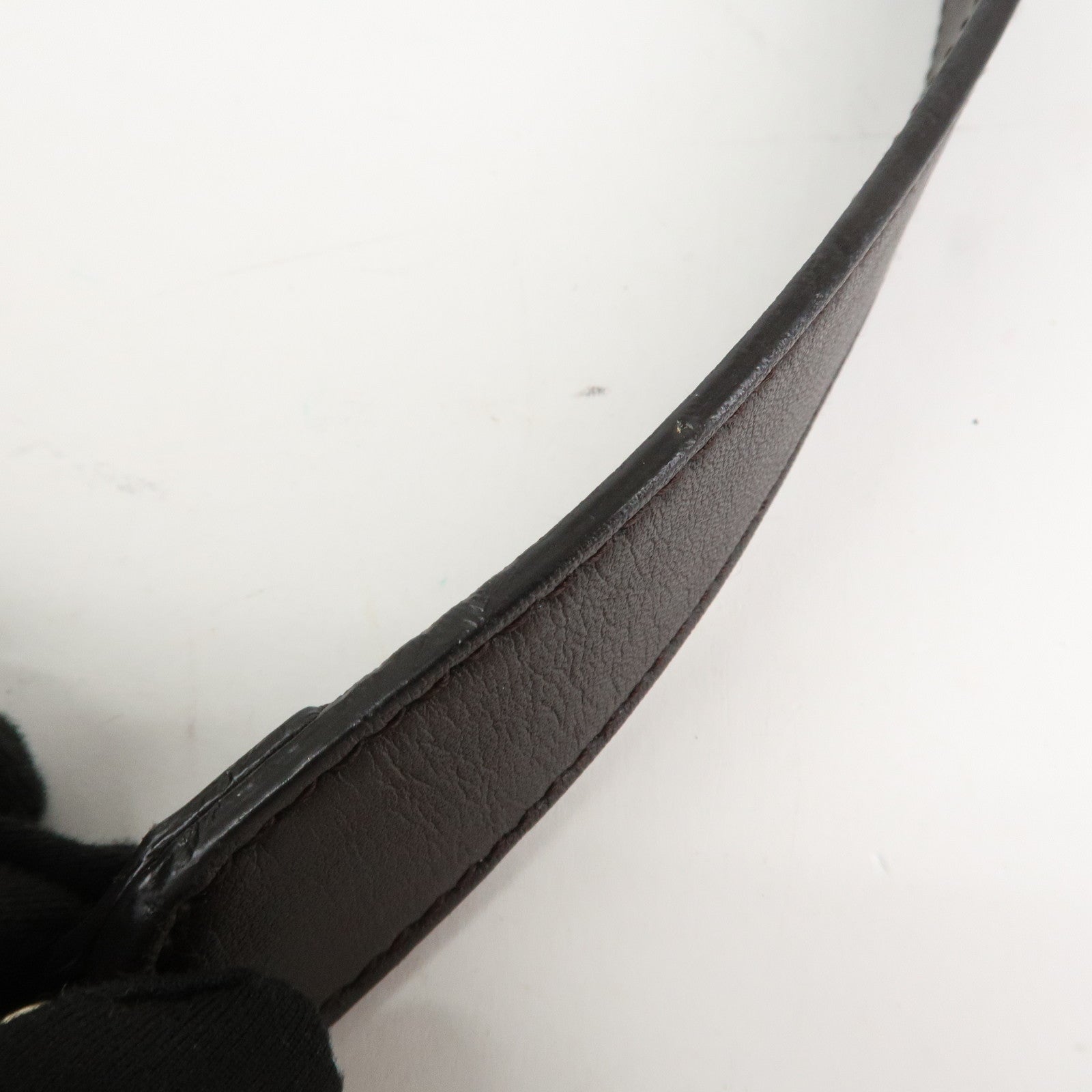 GUCCI Sherry GG Canvas Leather Shoulder Bag Beige 388921 Used