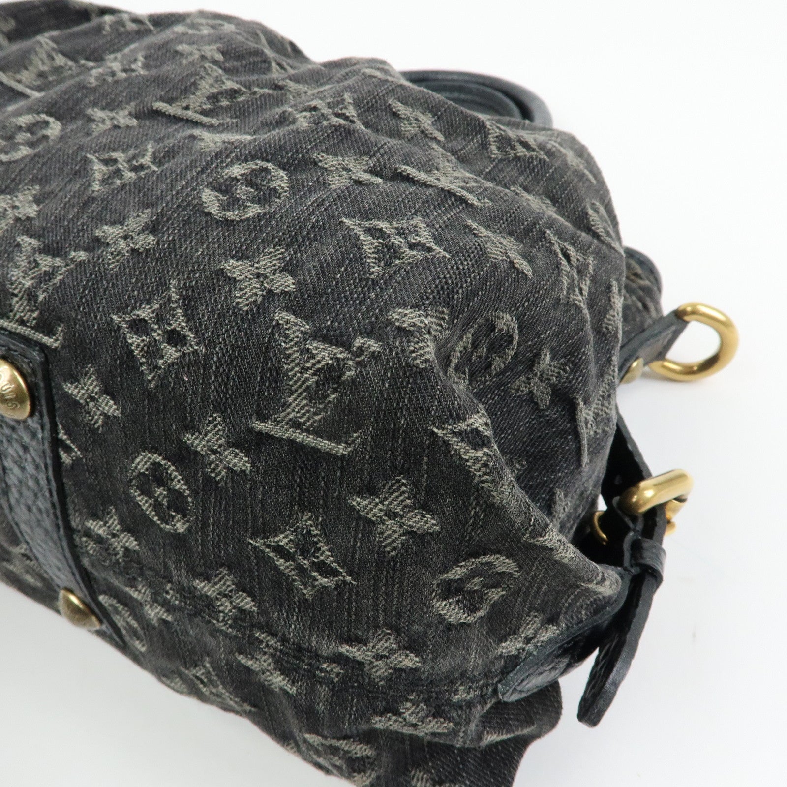 Louis Vuitton Monogram Denim Neo Cabby MM 2Way Bag Noir M95351