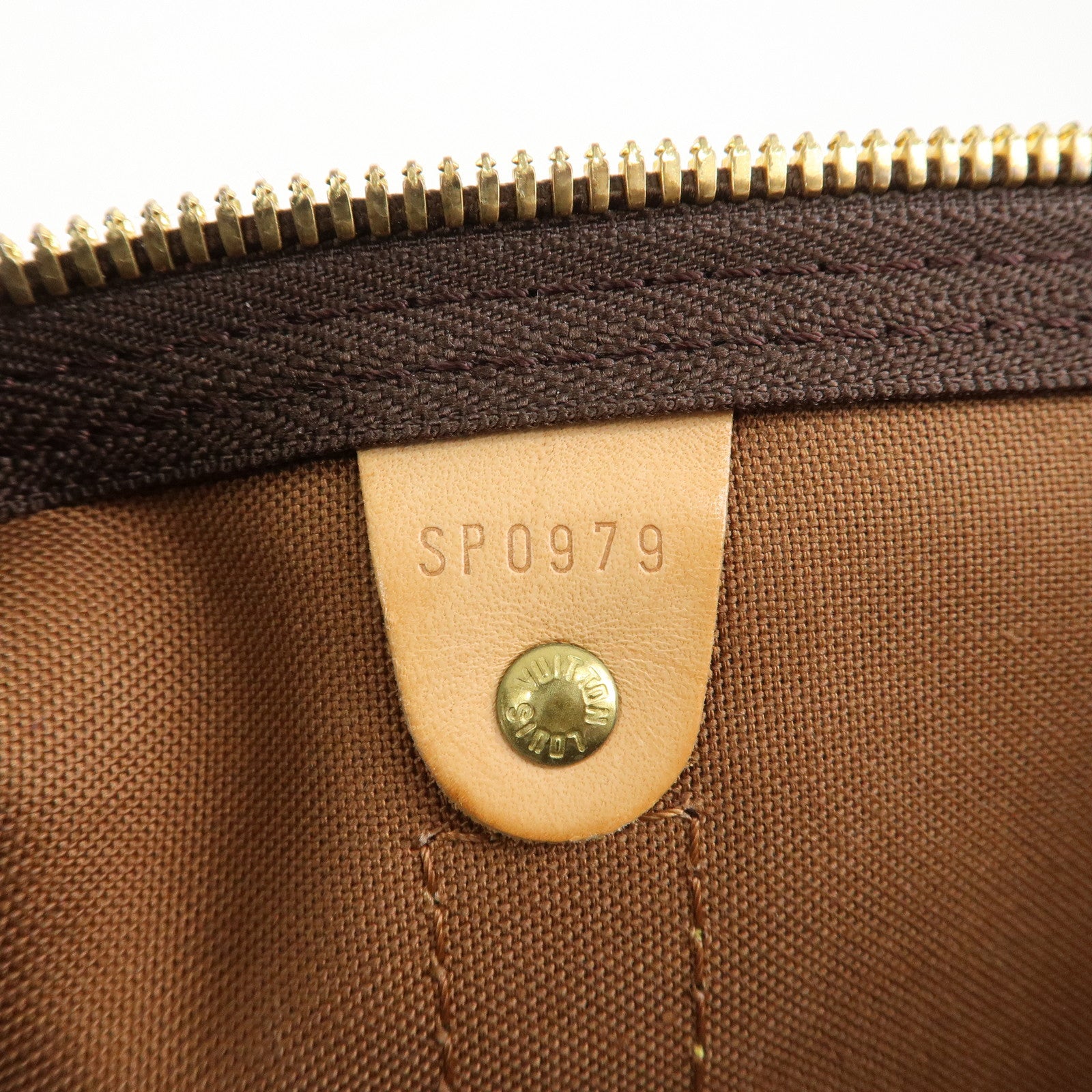 Louis Vuitton Monogram Keep All Bandouliere 50 Boston Bag Brown M41416 Used