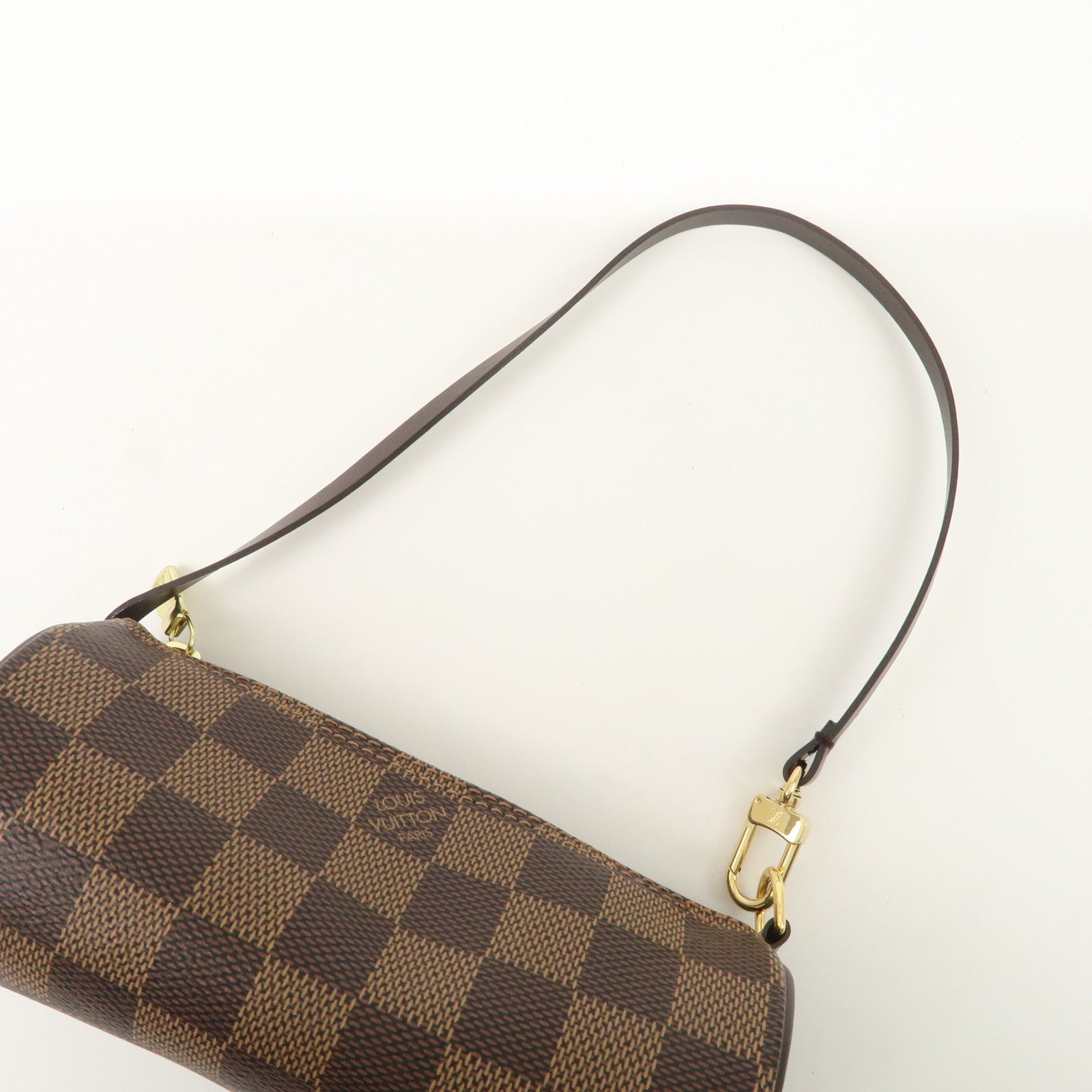 Louis Vuitton Damier Mini Pouch for Papillon Bag Damier Ebene