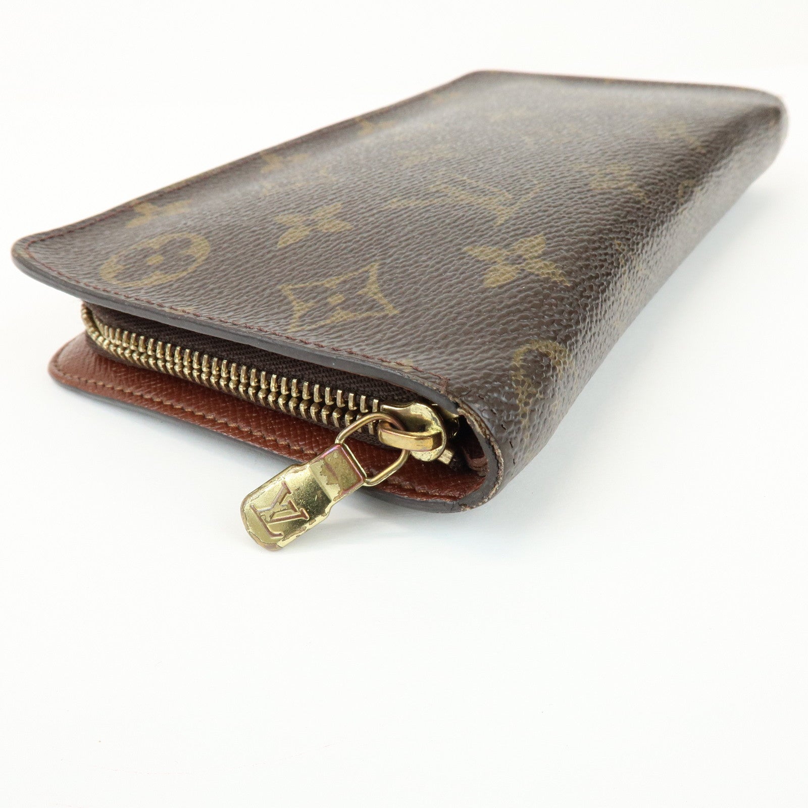 Louis Vuitton Monogram Set of 2 Long Wallets Brown M61727/M61723