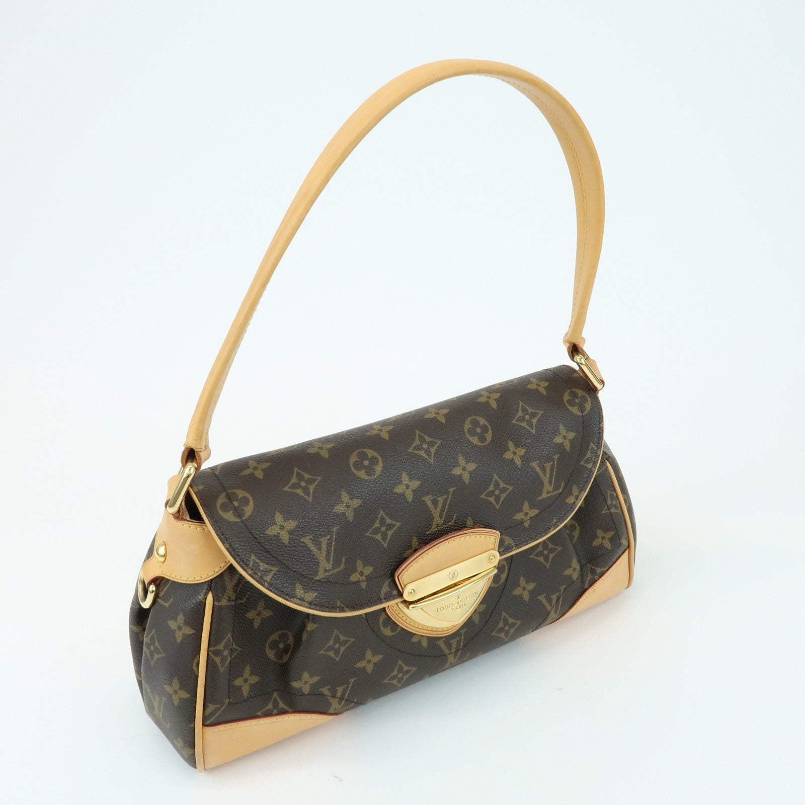 Louis Vuitton Monogram Beverly MM Shoulder Hand Bag Brown M40121